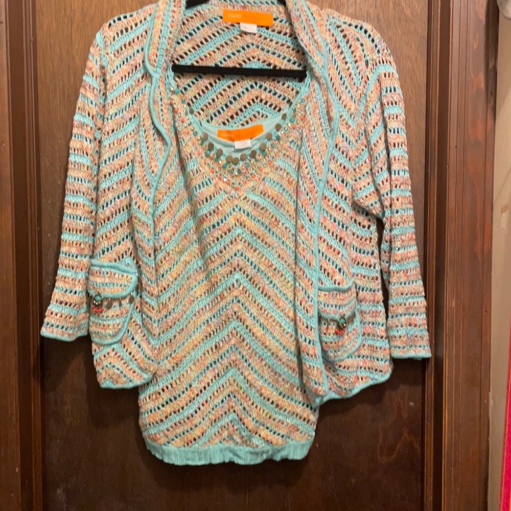 CYNTHIA Cynthia Steffe tank and cardigan set